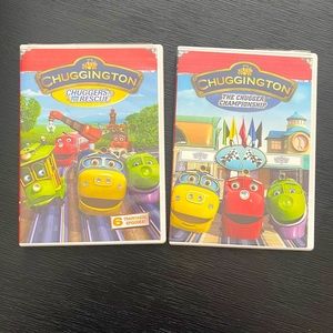 Chuggington Trains Kid’s Lot of 2 DVD Movies, in Cases